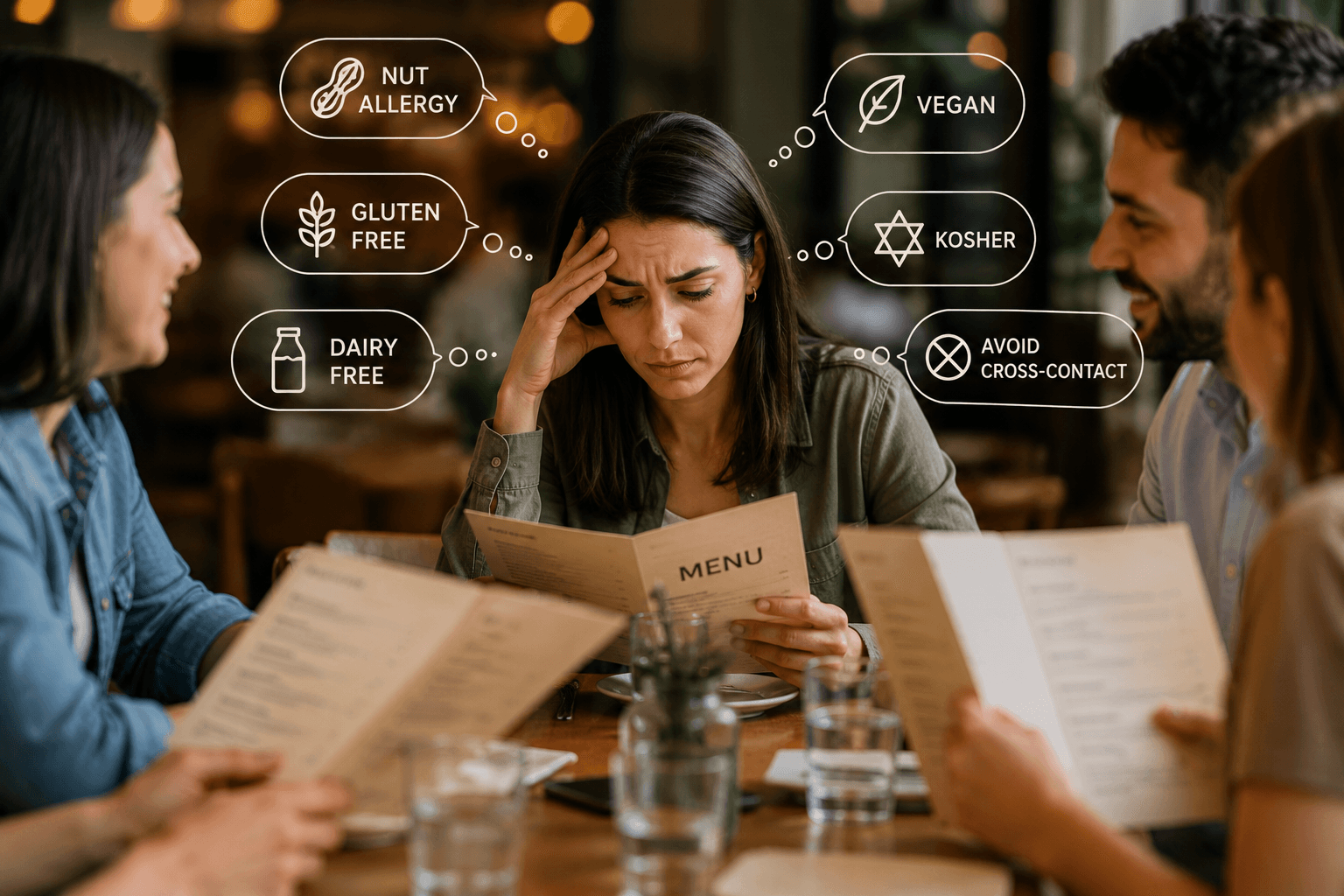 Why Finding Restaurants for Multiple Dietary Restrictions Is So Difficult