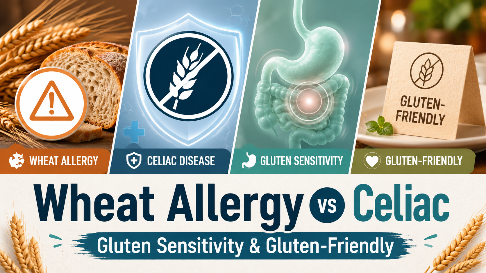 Wheat Allergy vs. Celiac vs. Gluten Sensitivity: What Gluten-Free Really Means